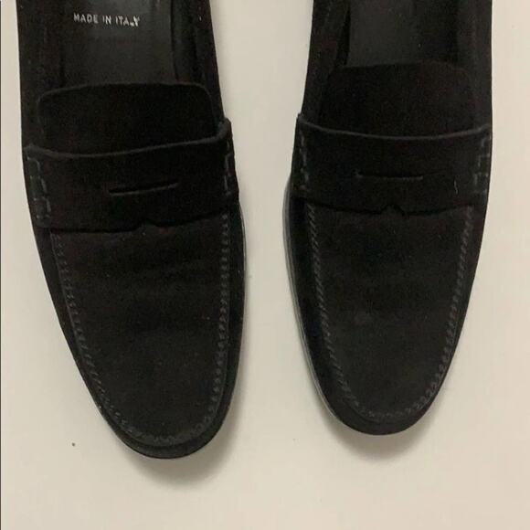 JILL SAUNDERS BLACK SUEDE LOAFERS SIZE SIZ… - Picture 7 of 7